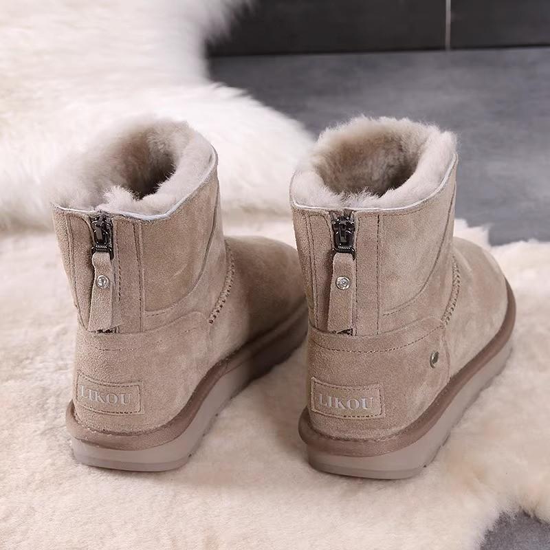 Fashion Northeast Snow Boots Women's Fleece and Thickening 2025 New Winter Cotton Shoes
