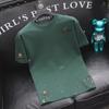 Summer Men's Embroidered Short-Sleeve Fashion T-Shirt