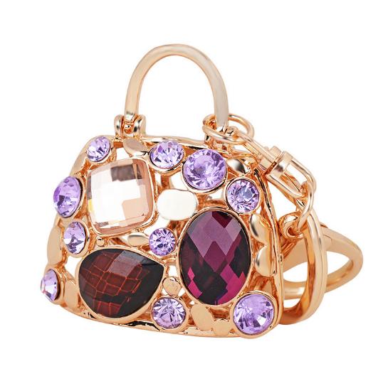 Металлический Брелок для Сумки Люкс Форма Сумки из Кожи Женский Высококачественный Шарм Декорация Поддерживает Печать Леопардовая Кожаная Сумка