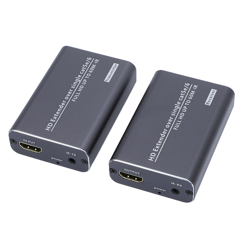 HD Multimedia Interface Extender Kit Infrared 60M HD Multimedia Sound Video Transmitter for Home The