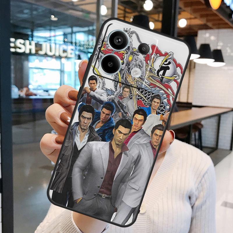 Yakuza 0 Game Case For Xiaomi Redmi Note 14 Pro 10 11 12 13 15 Pro Plus Redmi 15C 14C 10C 12C 13C 15 Cover