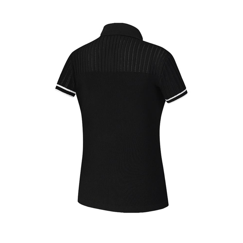 Новый трикотаж серии FILA Golf для женщин, цвет «угольно-черный» A11W525402F-BK