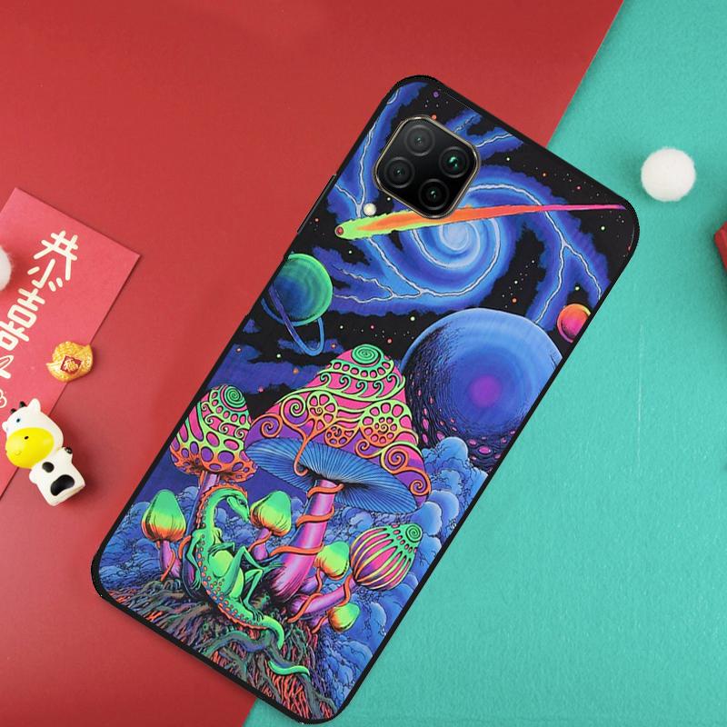 Странный Триповый Чехол с Грибами для Huawei Nova Y91 Y61 Y60 Y70 Y90 Nova 9 SE 10 11i 8i 3i P20 P30 Pro P40 Lite Чехол