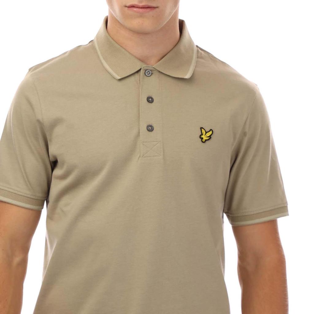 Lyle & Scott Mens Tonal Tipped Polo Shirt