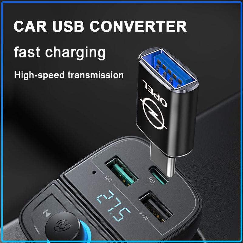 Автомобильный адаптер Type-C на USB 3.0 Автомобильный конвертер Детали интерьера Для Opel Astra C G H Insignia J K Zafira B Corsa Vectra C Corsa C