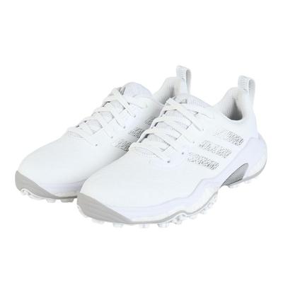 Обувь для гольфа Code Chaos 25 Footwear Two cm 2E [Adidas Golf] женские белые/серебристые металлик/серые 24.5