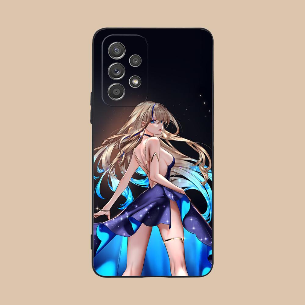 HSR Serval Матовый ТПУ Чехол для Мобильного Телефона для Samsung Galaxy A56 55 54 53 52 51 36 35 34 23 16 15 5G Цветной Чехол