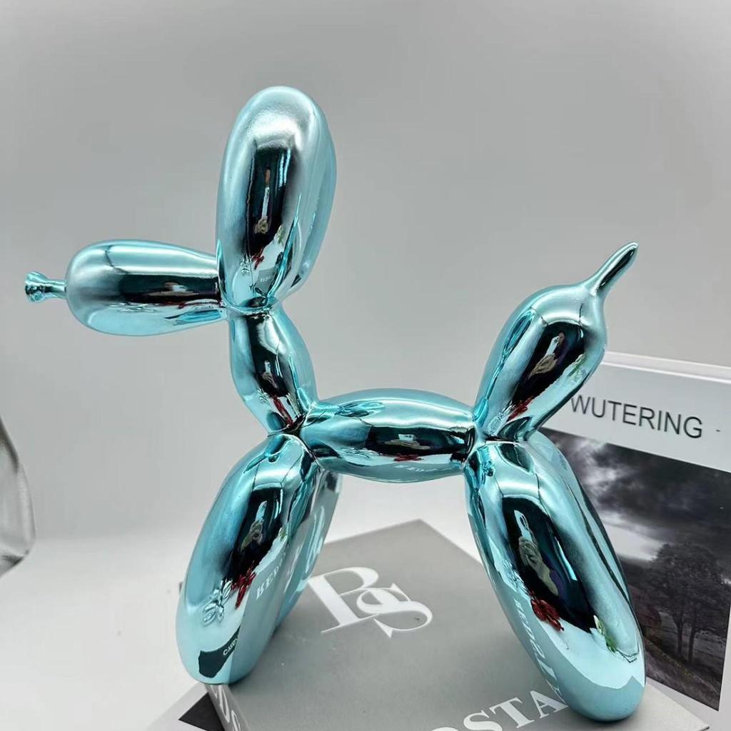 Трендовая фигурка собаки из смолы в виде воздушного шара - Современный предмет домашнего декора