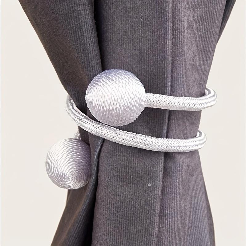 2 шт. Завязки для штор в виде скрученных шаров, Аксессуары для завязывания штор, Креативные подвесные шары на веревке без пробивания отверстий, Современный простой