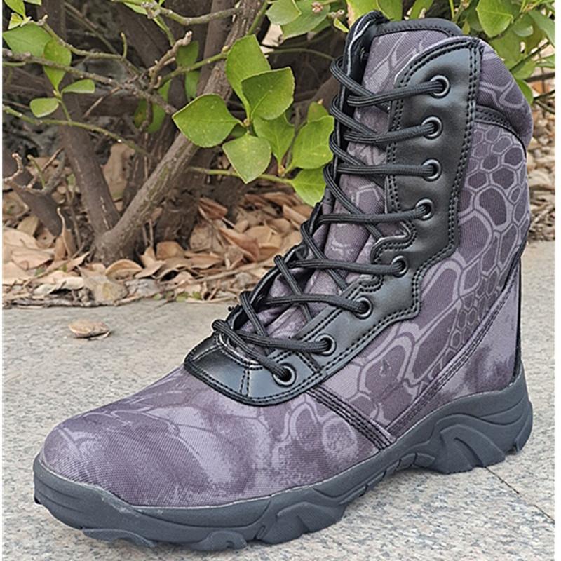 Военные тактические ботинки, мужские желтые камуфляжные ботинки Python, износостойкая рабочая защитная обувь, ботильоны, мужские кроссовки