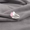 Rose Chalcedony Gemstone Ring 925 Fine Silver Handmade Jewelry For New Year Gift RR-53-19