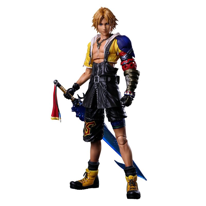 Square Enix Final Fantasy X PLAY ARTS Kai ПВХ окрашенная подвижная фигурка<Tidus>
