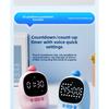 Voice intelligent alarm clock time manager, elementary school AI model course textbook, electronic clock