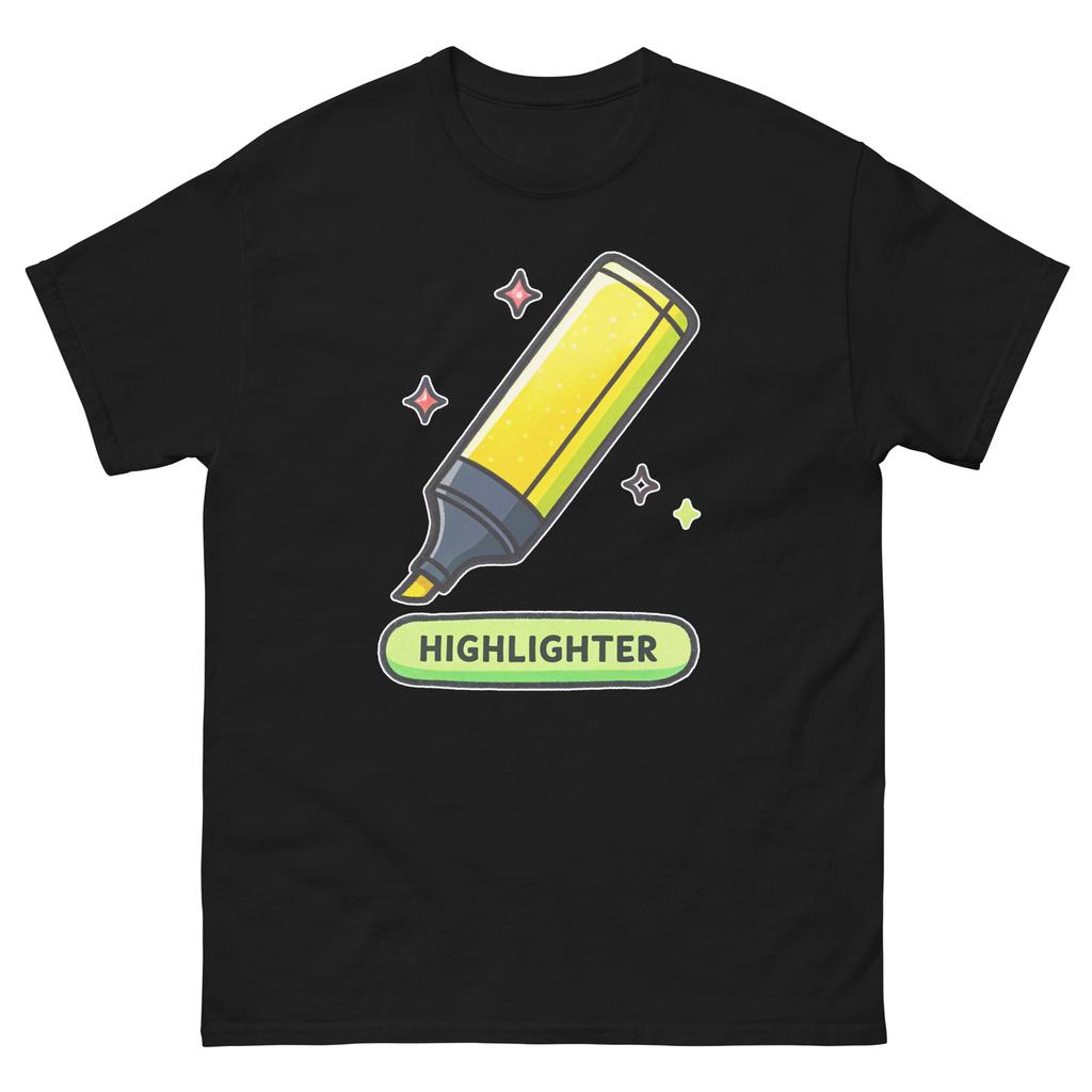 Highlighter School Classroom Object Office Teacher T-Shirt