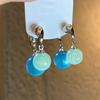 Unique Korean Ball Dangle Drop Earrings Elegant Charm Earrings Ear Buckle Fashion Jewelry For Women Girls Gifts
