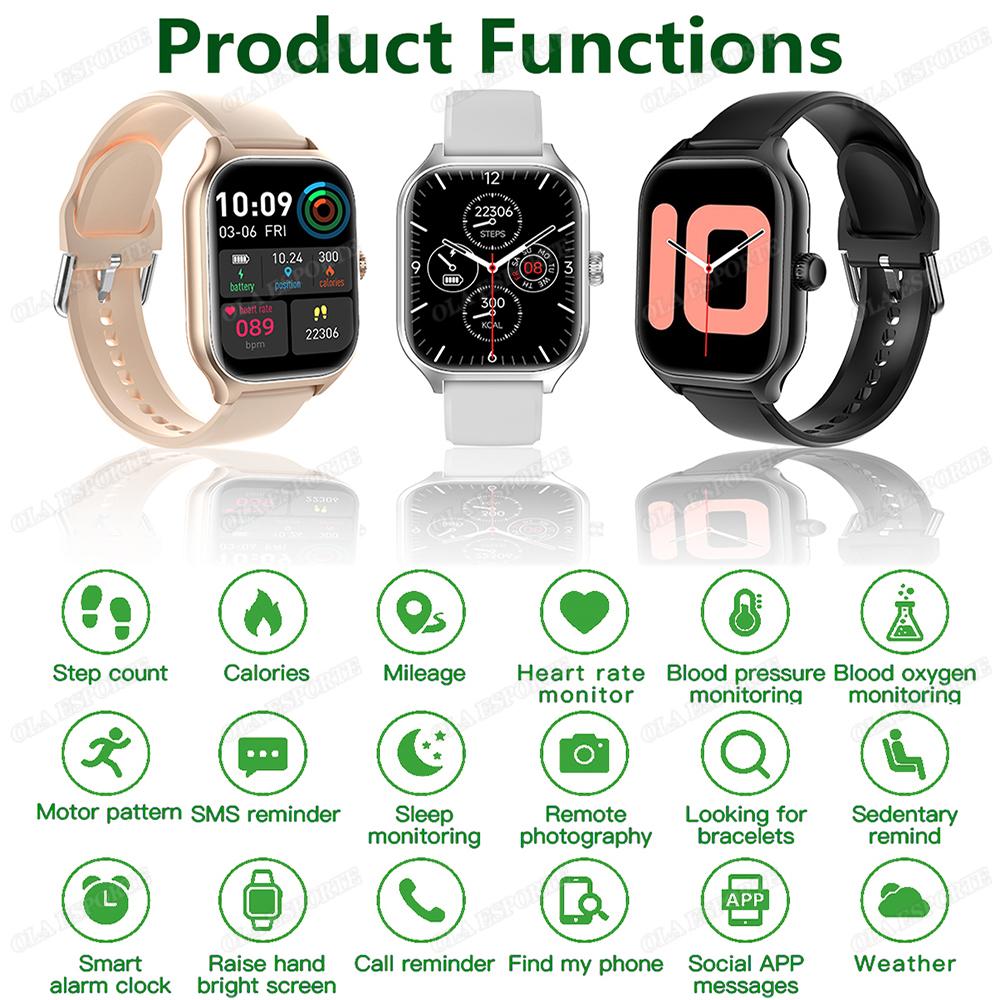 Smartwatch Global Version GPS Tracker Bluetooth Call Heart Rate Monitor IP68 Waterproof Sports Fitness Smart Watch Men Women