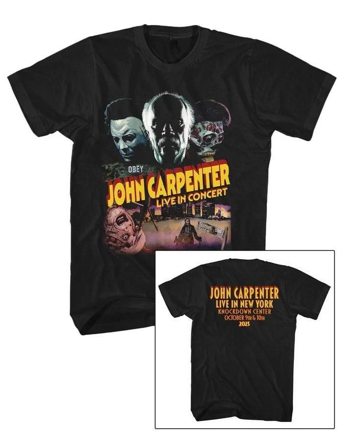 Футболка John Carpenter Live In NYC Event Унисекс TEE Размер S-4XL Унисекс Футболка