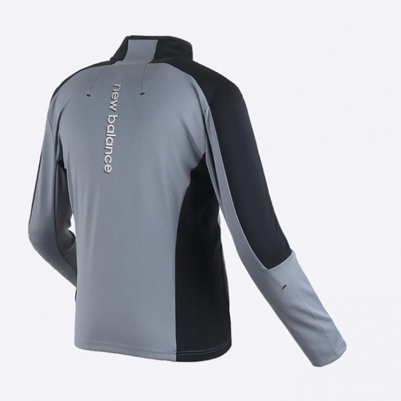 New Balance Men S SeaSonleSS Training Zip Up Grey