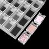 Detachable Dividers Nail Decoration Organize Box  Desktop small parts organizing