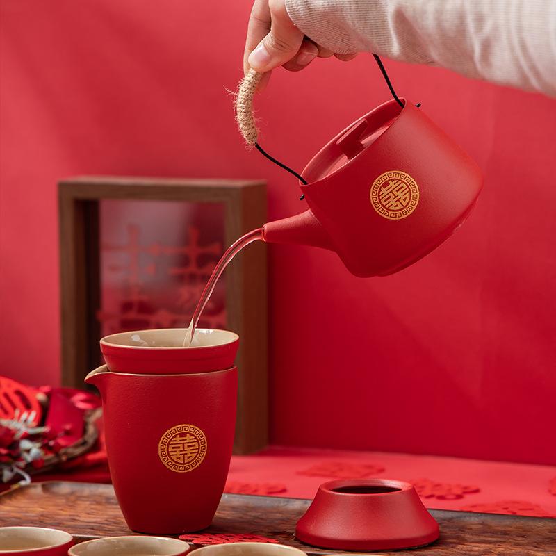 Свадебные банкетные подарки для новобрачных, подарки на помолвку для подруг и невест, приданое, практичный керамический чайный сервиз