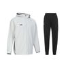 Logo Training Woven Hooded Long Sleeve Knit Jogger Set Men Sets 24600410-009+23600704-001