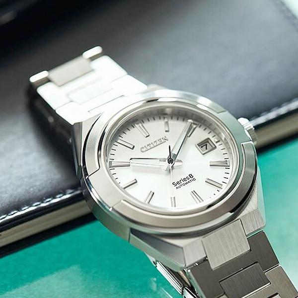 Citizen Men's NA1000-88A ( Watch Series 8 Mechanical 870 Mechanical) Round Watch Silver Stainless