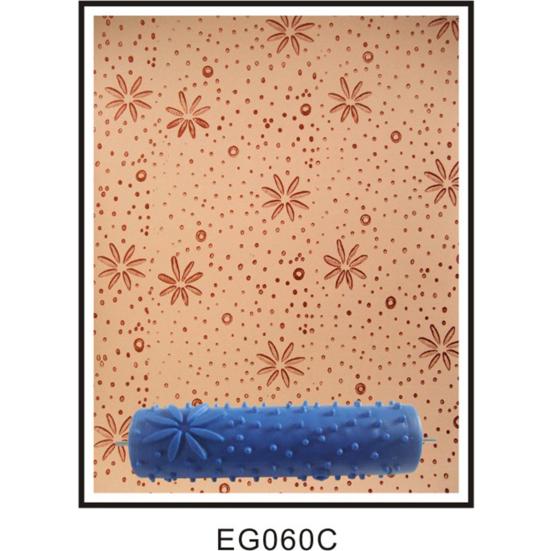 7-Inch Patterned Paint Roller Wall Decorative Art Texture Roller Household Wall Painting Embossing Texture Roller Tools Painting Supplies