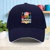 BINGO Buddies Graphic Baseball Cap Polyester Casual Adjustable Snapback for Adults Unisex Outdoor