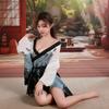 Sex Underwear Two-dimensional Long-sleeved Hanfu Seduction Cosplay Suit Sexy Women's Pajamas