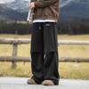 Мужские и женские свободные брюки весна-осень Y2K повседневные мешковатые широкие брюки на шнурке брюки спортивные брюки для мужчин корейская одежда