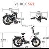 2026 New Ebike BLJ DZ-2030 500W Motor 48V 16AH Battery, Aluminum Alloy Frame, 20-inch Fat Tires, Urban Commuter Electric Bicycle.