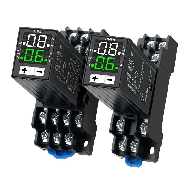 H3Y-2 Series Cyclic Time Delay Relay (220V, Dual Display)