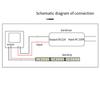 LED Mirror Light Touch Sensor Switch DC 12V 5A 60W Single Button Control Device