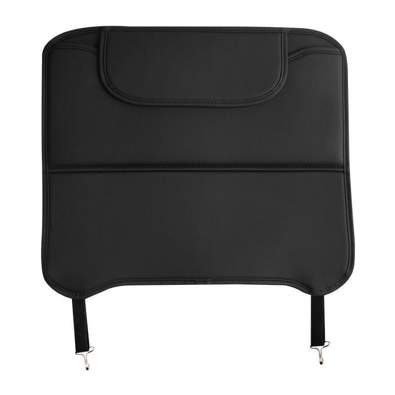 PU Leather Car Anti-kick Pad Auto Seat Back Organizer Storage Bag Car Backseat Anti Scratch Protector Pads With Cover