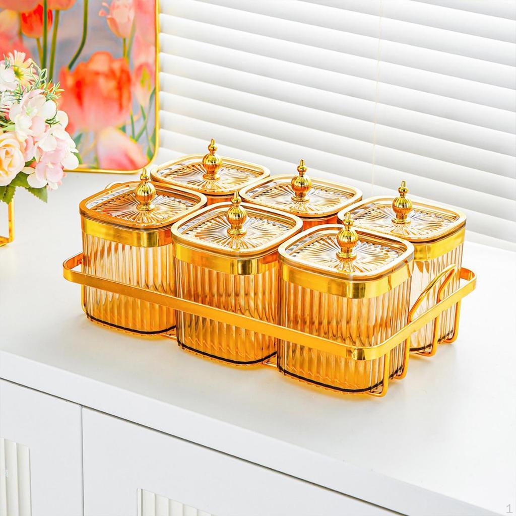 Блюдо для сухофруктов, стильное украшение в скандинавском стиле с крышкой, блюда для закусок, контейнеры для специй для печенья