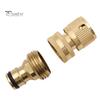 Латунный адаптер для садового шланга, мужской и женский быстрый соединитель, нержавеющий, устойчивый к коррозии, герметичный соединитель для шланга