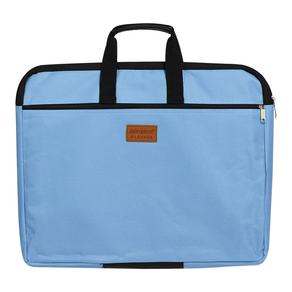 Business Documents A4 Size Waterproof Big Capacity Handbag File Folder Double Layers Files Bag