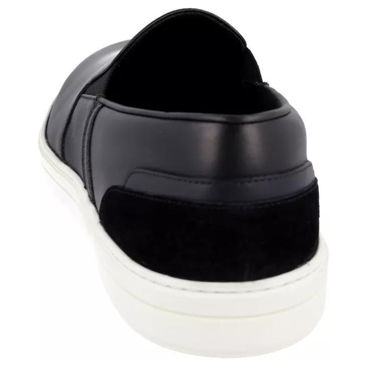 Gucci Кожаные Низкие Черно-белые Женские 473974 A3850 1195