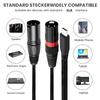 1M Usb-C To Dual Xlr Male Audio Cable Type-C To 2 Xlr Adapter For Tablet Phone Laptop For Iphone For Macbook For Samsung