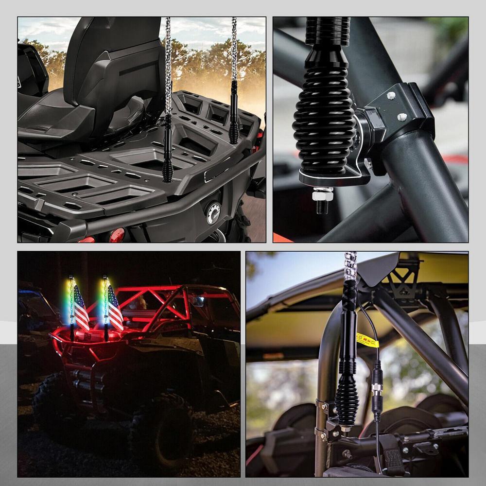 Antenna Spring Mount for UTV, ATV, Truck, Car