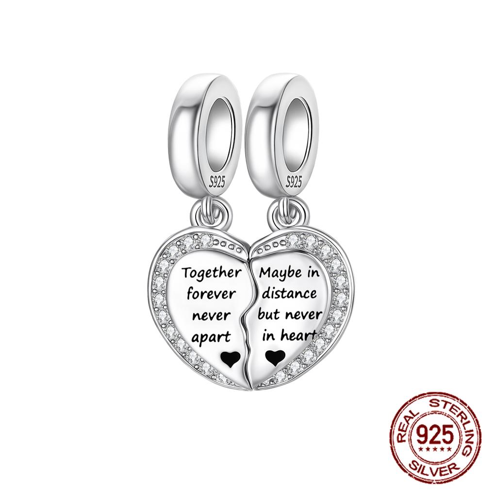 Шармы Бусины Медь Однотонный Буква Семья Навсегда Дерево Жизни Циркониевые Бусины Подходят для DIY Браслетов Ювелирные Изделия