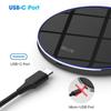 30W Portable Newest 60W Super Fast Qi Wireless Charger Pad  for iPhone Samsung Huawei Xiaomi Wireless Charging Dock