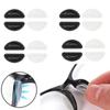 20 пар/набор D-образные самоклеящиеся назальные упоры Невидимые носоупоры для очков Мягкие носоупоры для очков
