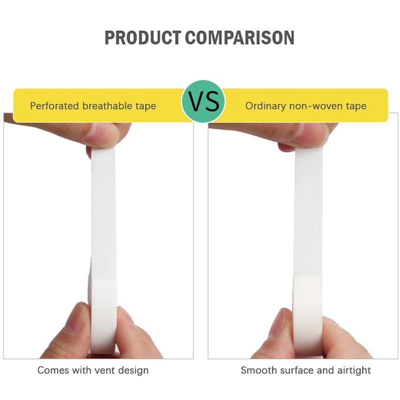 Одноразовая лента для изоляции накладных ресниц с отверстиями, дышащая лента