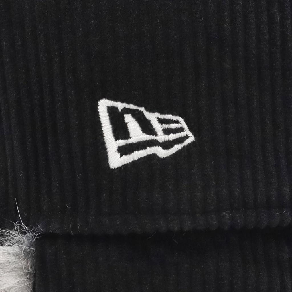 New Era 59FIFTY Dog Ear Metal Plate Cap, Black, Exclusive To ONSPOTZ, 5950 DOGEAR CORDUROY METAL PLATE BLK