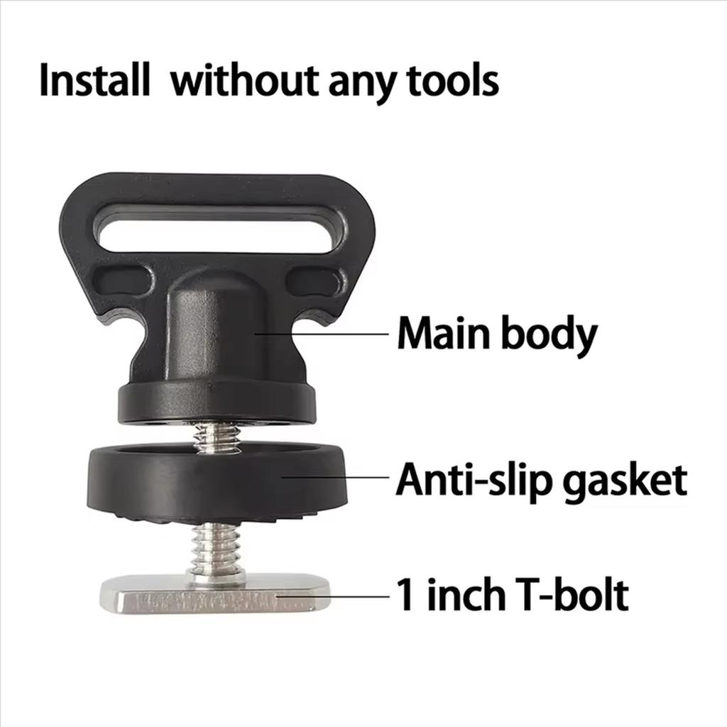 6/9/12-дюймовая низкопрофильная направляющая для установки Т-образного болта по центру Направляющая для каяка для держателя удочки Направляющая для снаряжения каяка