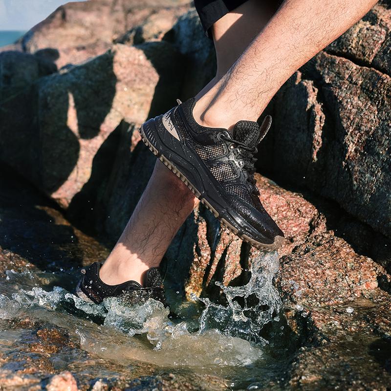 Li Ning CF Su Series Yijie Lite RT амортизирующие износостойкие низкие походные ботинки мужские походные ботинки черные AHTU003-4