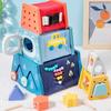 Stacking and Nesting Boxes Preschool Birthday Gift Sensory Toy Multifunctional for
