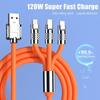 3 In 1 120W/100W USB Fast Charging Cable For iPhone Max 1.2M Cord C Wird Pro Type To U E1K5
