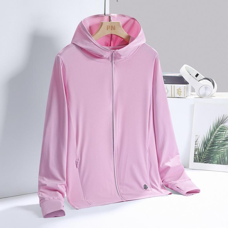 Ультратонкая одежда для защиты от солнца для женщин Ice Silk Защита от ультрафиолета для пар Спорт на открытом воздухе Защита от солнца Топ